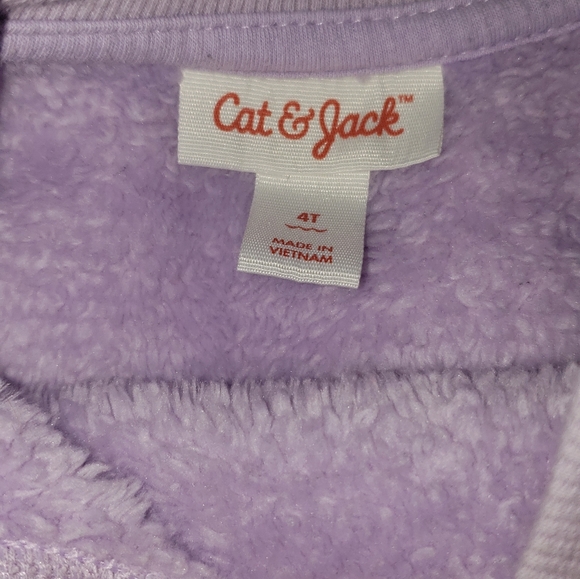 Cat & Jack 4t purple sweater - Picture 3 of 3